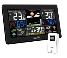 Weather Station with MSF Radio Control Clock ( UK Version ) indoor / outdoor