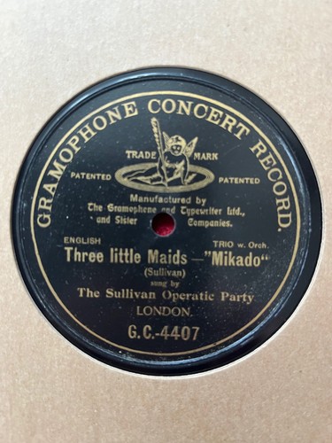 78rpm opera sullivan - opera,,