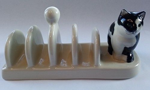 Quail pottery black and - quail, white