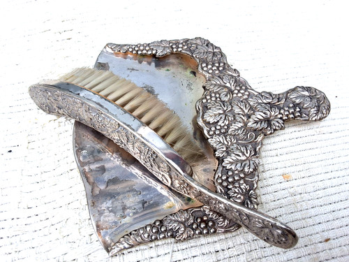 Vintage repousse silver - vintage,