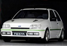 1:18 OttO Custom "MK3 FORD FIESTA RS TURBO" (White) 'RS 3-Spokes MODIFIED Code 3