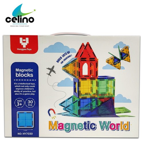 30pcs magnetic tiles building - tiles,