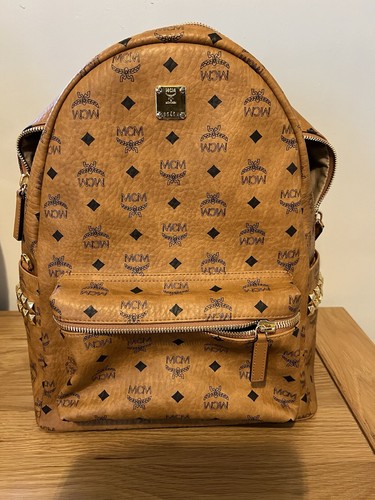 Mcm stark backpack cognac - stark,