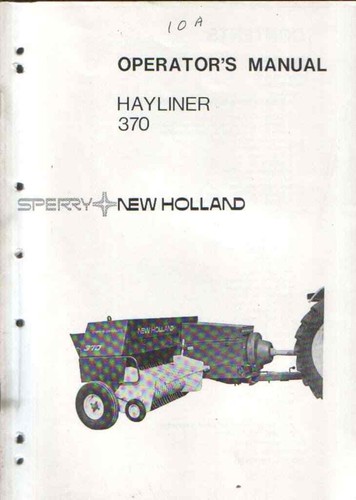 New holland baler - new,