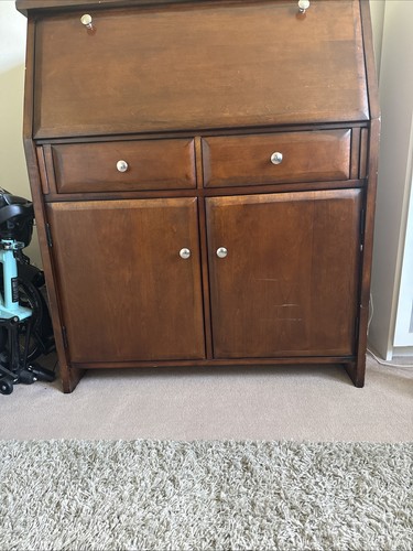 Vintage writing desk bureau - vintage,