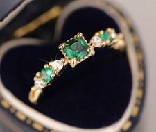 18K Carat gold plated square