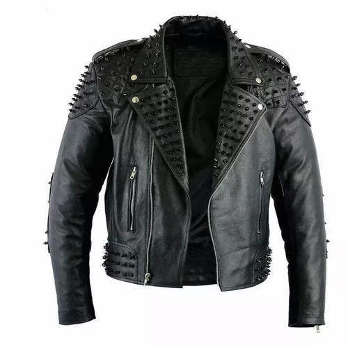 Mens studded spikes - spikes, leather