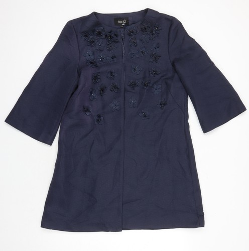 Fee womens blue jacket coat - womens,