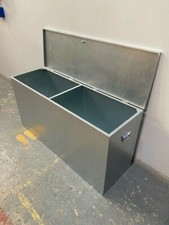 Feed bin - Storage bin - Animal feed bin - Pet food storage - galvanised steel 