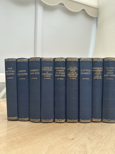 Vintage charles dickens blue - dickens,