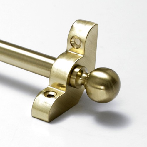 Satin brass stair rods - brass,