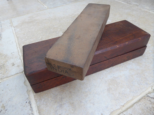 Vintage india oilstone - vintage,