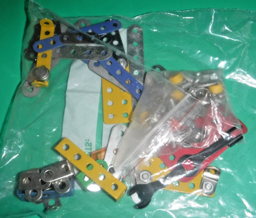 Meccano metal builder set - metal,