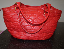 Lulu Guinness red leather