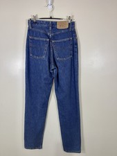 Levis 901 Womens W27 L30 Made In Uk Button Fly Blue Vintage