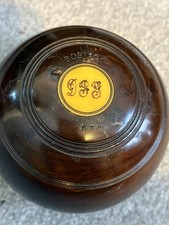 Vintage Wooden Lawn Bowls