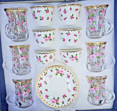 Turkish tea set - set, of