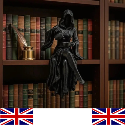 Female grim reaper resin - female,