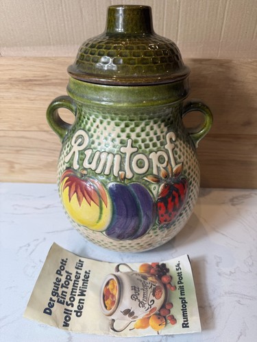 Vintage west german rumtopf - vintage,