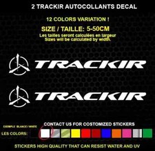 2 TRACKIR sticker Genuine