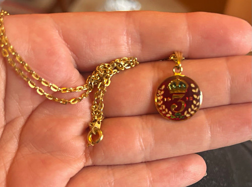Gold tone cable chain necklace - cable,