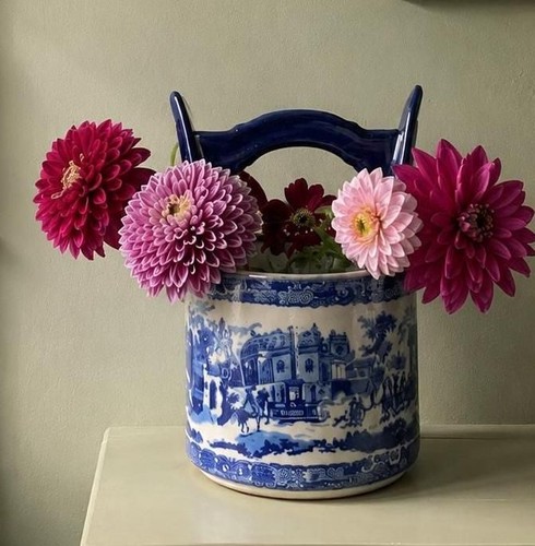 Vintage blue white - vintage,
