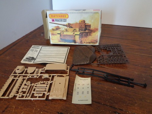 Matchbox model kit panzer - model,