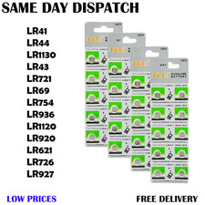 LR44, LR41, LR1130, LR43