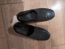 ZARA MAN MEN'S BLACK LEATHER