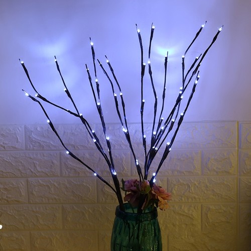 Led willow twig branch lights - led,