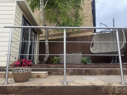 Stainless steel balustrade - steel,