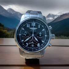 Men’s Aviator Black Dial