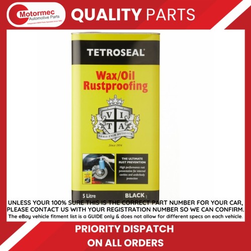 Tetroseal wax oil rustproofing - wax,