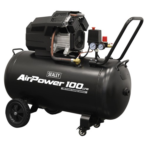 Air compressor 100l twin - compressor, v-twin
