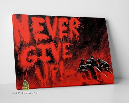 Never give graffiti - give, up