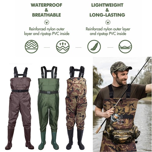 Bootfoot chest wader ply - wader, 2-ply