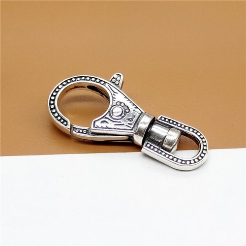 Sterling silver swivel lobster - silver,