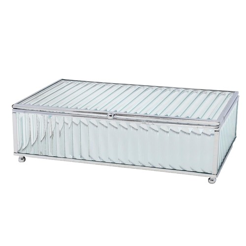 Jewellery box silver large - jewellery,