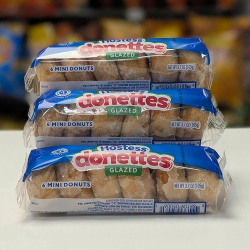 Hostess donettes mini glazed - hostess,