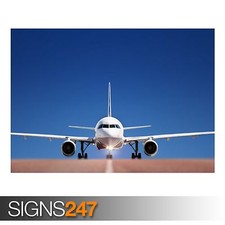 PLANE TAKE OFF poster photo print art picture featuring aircraft from A0 to A4