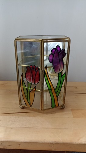 Vintage hexagonal glass - glass, &