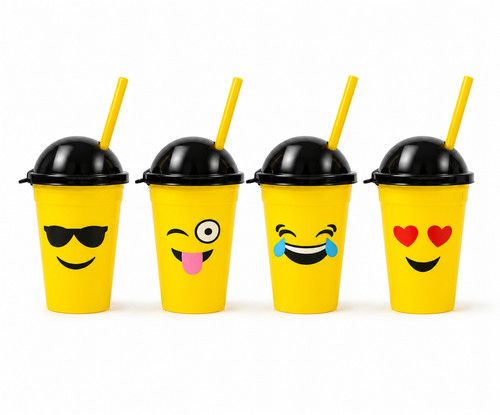 Smiley drinking cup with - smiley,