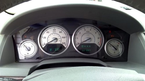 Speedometer cluster silver - speedometer,