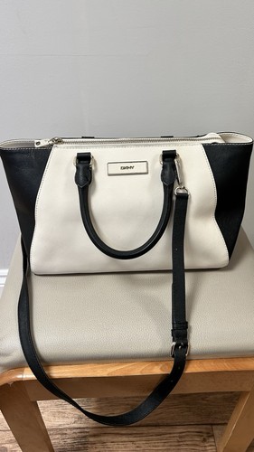 Dkny black white colourblock - dkny, black/white