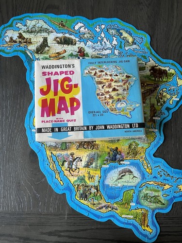 Waddington jig map jigsaw - waddington's,