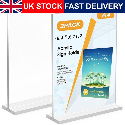 Acrylic sign holder pack - sign,