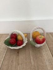 X2 Vintage Capodimonte Pottery