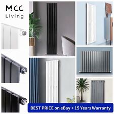 Radiator Vertical Designer Flat Panel Central Heating Radiator 600mm Height UK