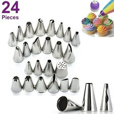 24Pcs Icing Piping Nozzle Tool