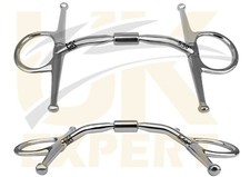 Uk Expert Full Cheek Comfort Barrel Bits, Myler Snaffle Action Horse Bits 4.5-6"